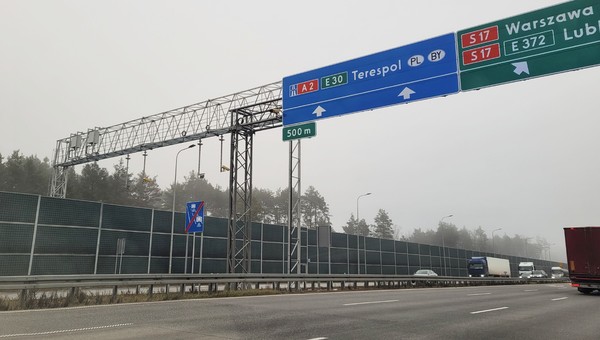 Odcinkowy pomiar prędkości Warszawa Wilanów - Lubelska