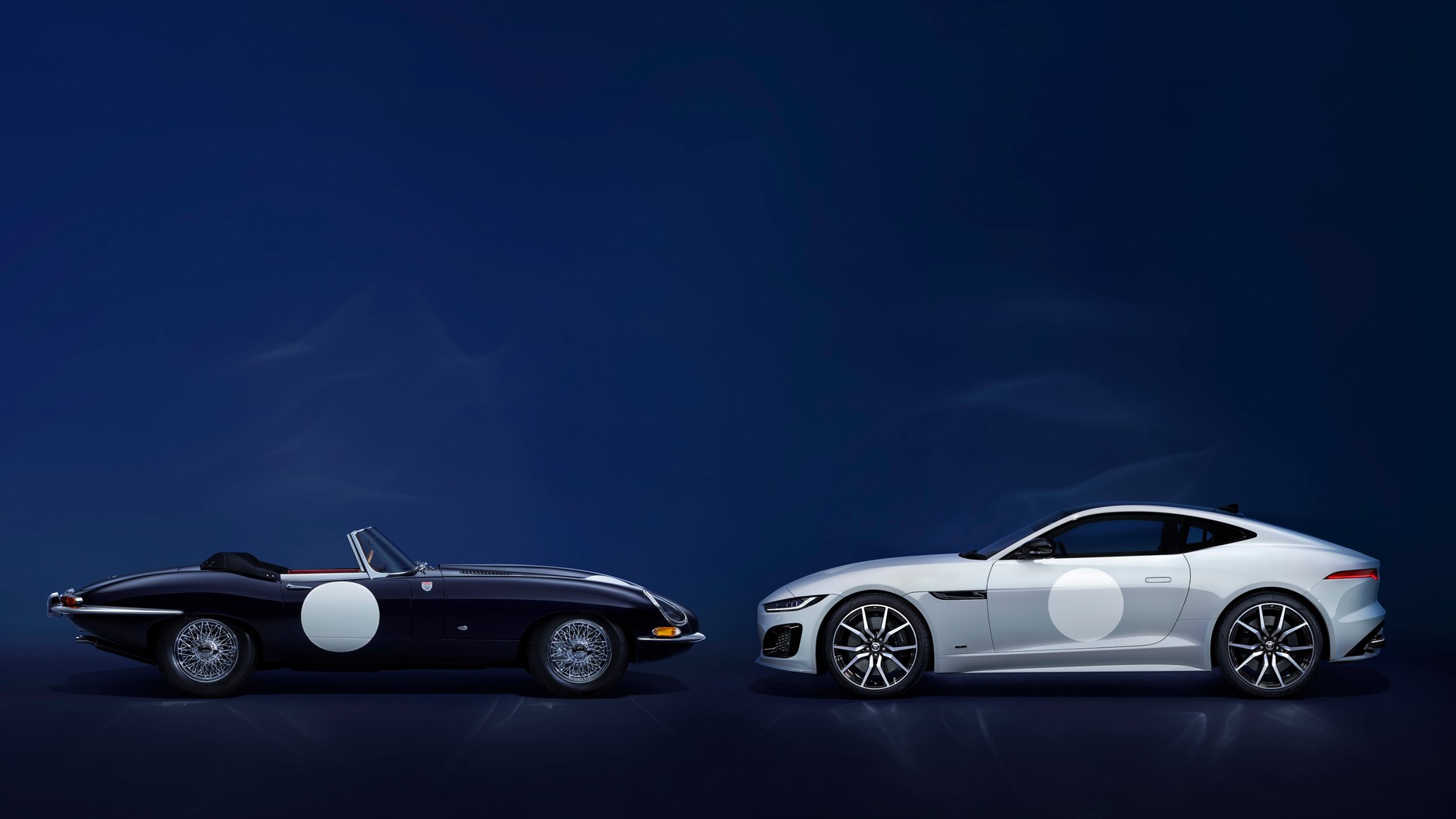 Klasyczny Jaguar E-Type i Jaguar F-Type ZP Edition