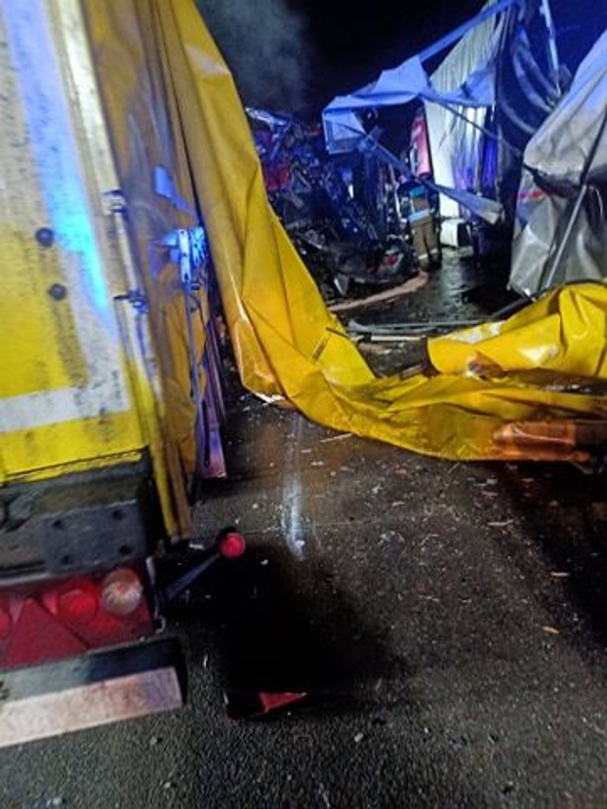 Wypadek na autostradzie A1