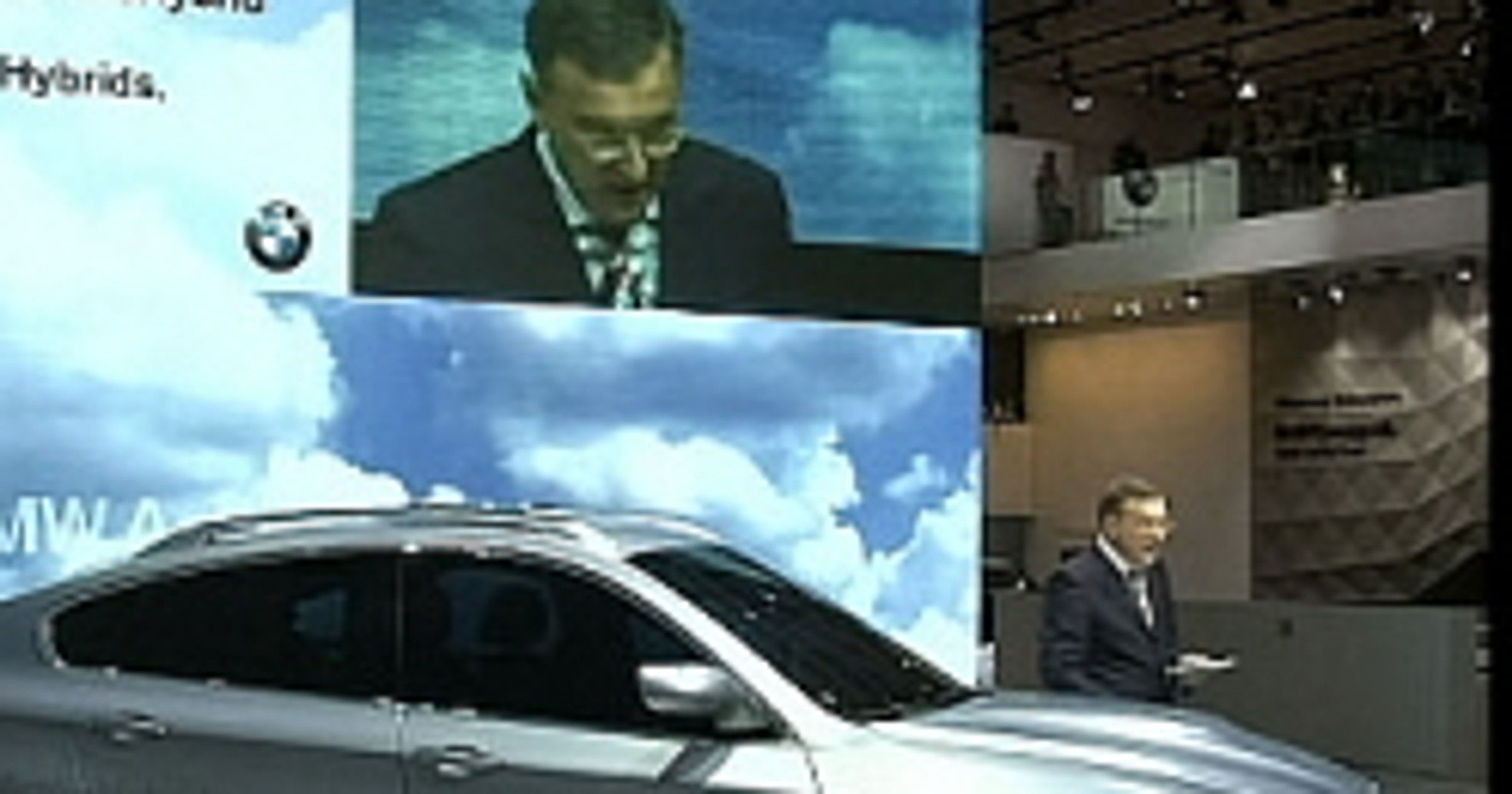 IAA Frankfurt 2007: BMW Concept X6 ActiveHybrid (wideo)