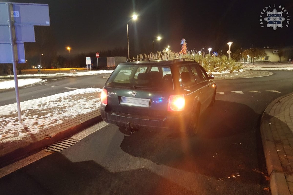 Kierowca Passata był mocno pijany