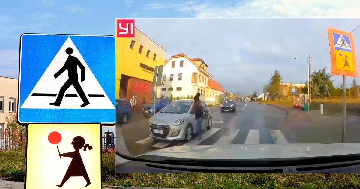 Przejście dla pieszych; potrącenie