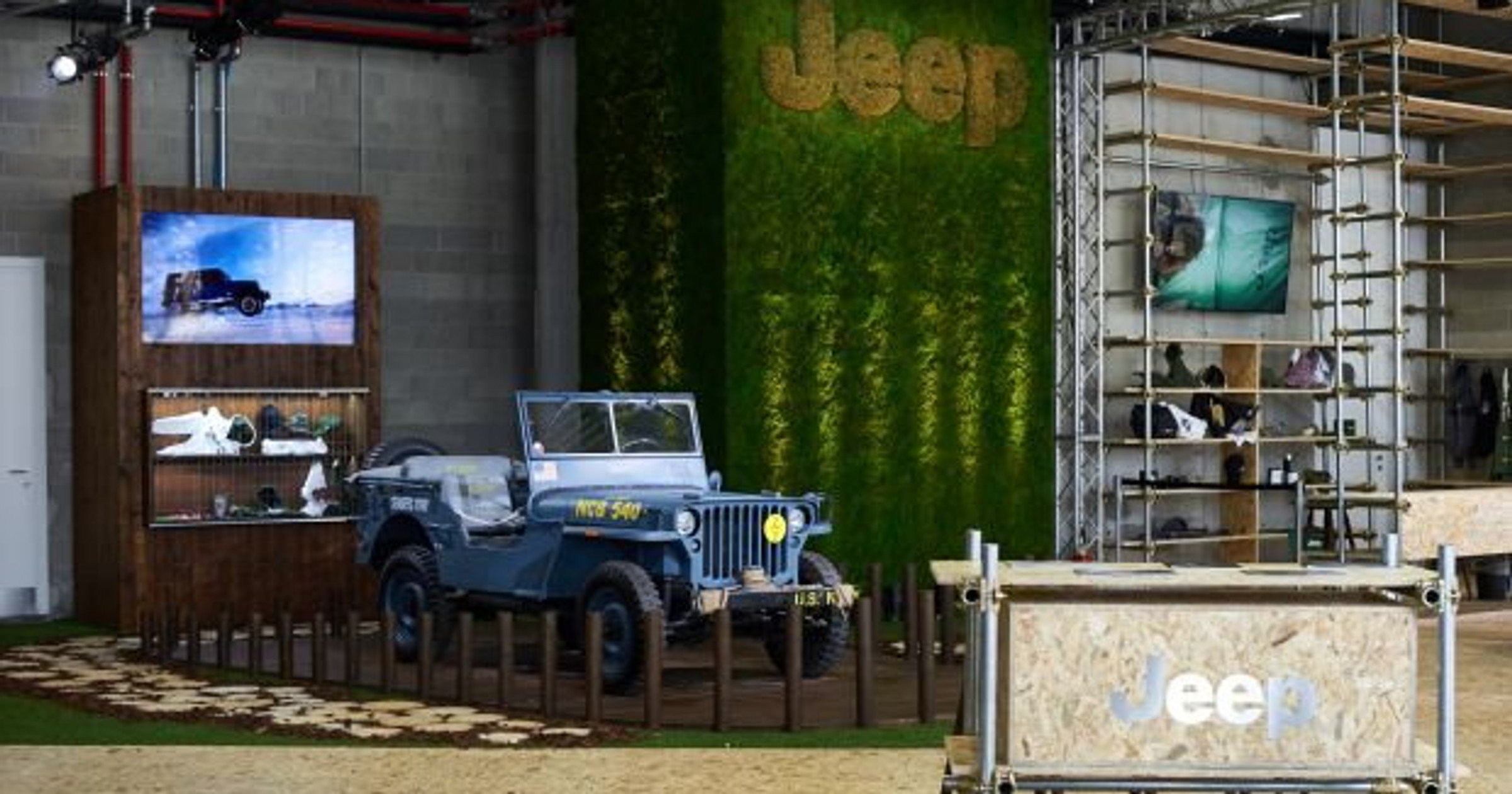 Jeep Temporary Store w Mediolanie