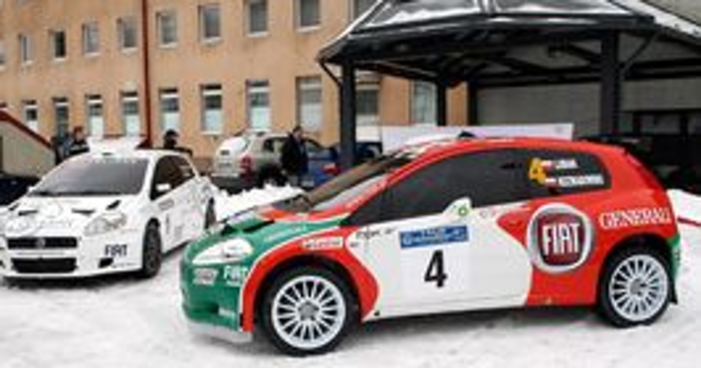 Lubiak i Sołowow w Fiatach Punto Super 2000