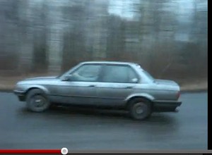 Drift starym BMW