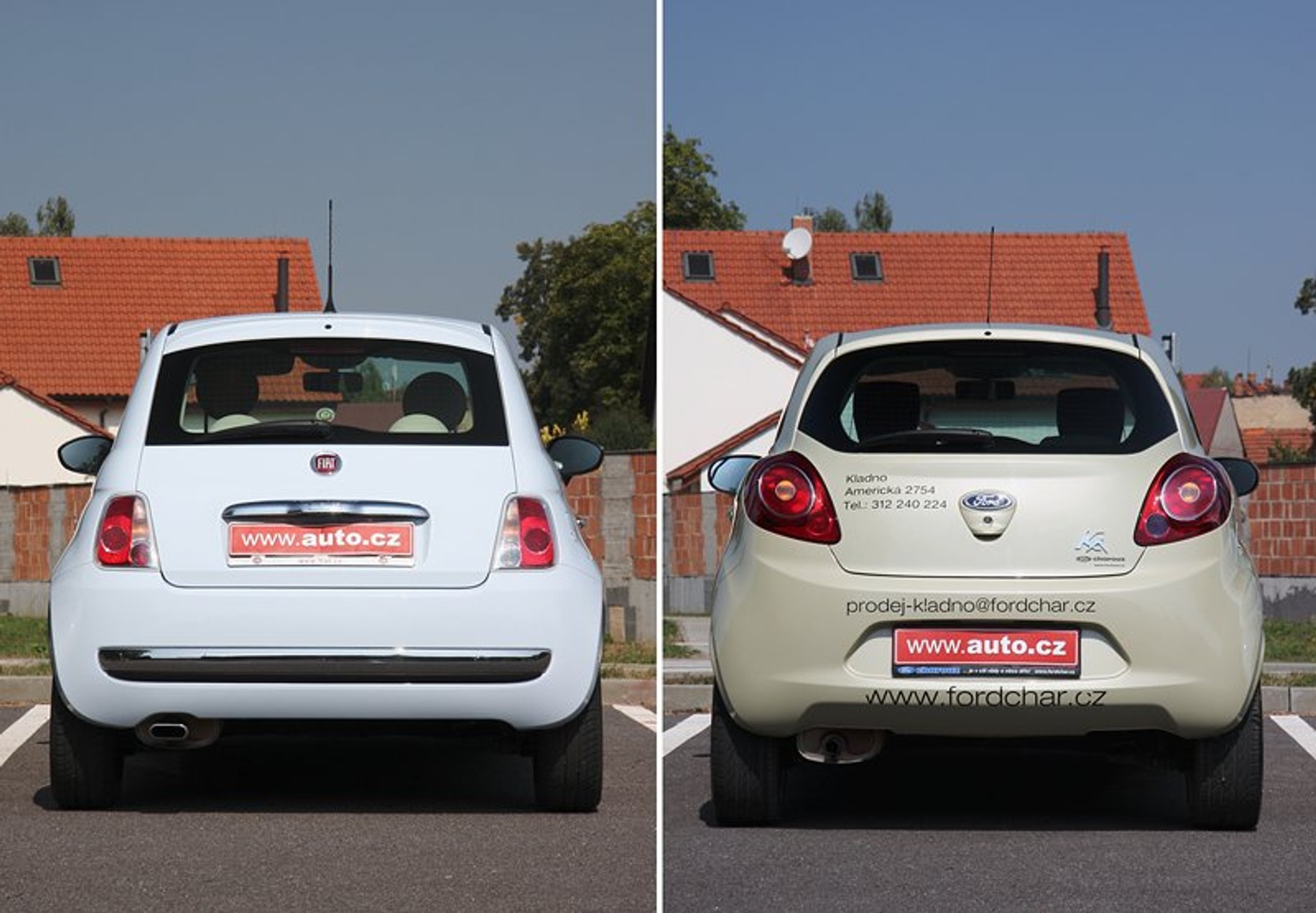 Test: Fiat 500 1,2 (51 kW) vs. Ford Ka 1,2 (51 kW) – Malá piva