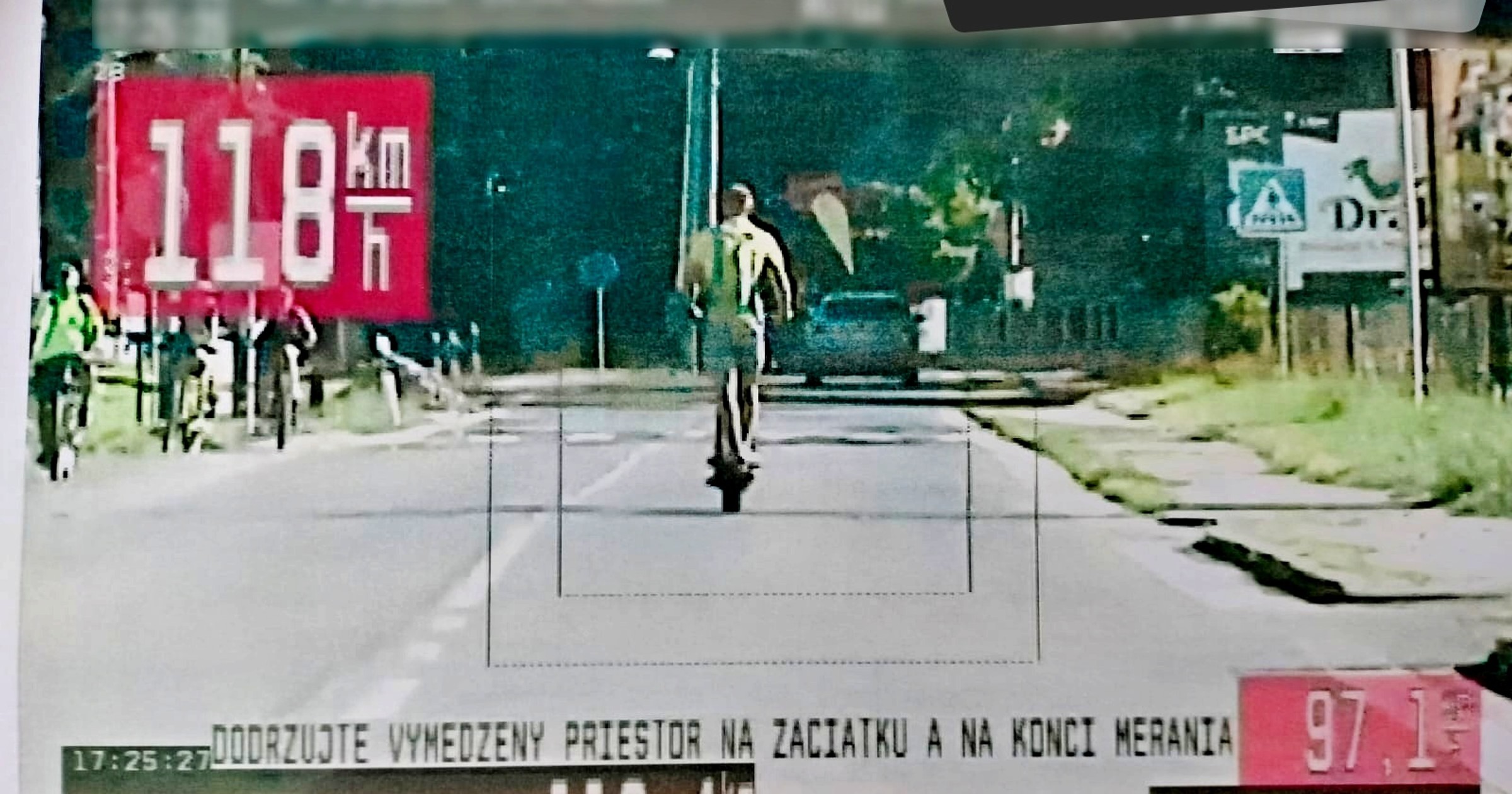 Jechał hulajnogą elektryczną 118 km/h