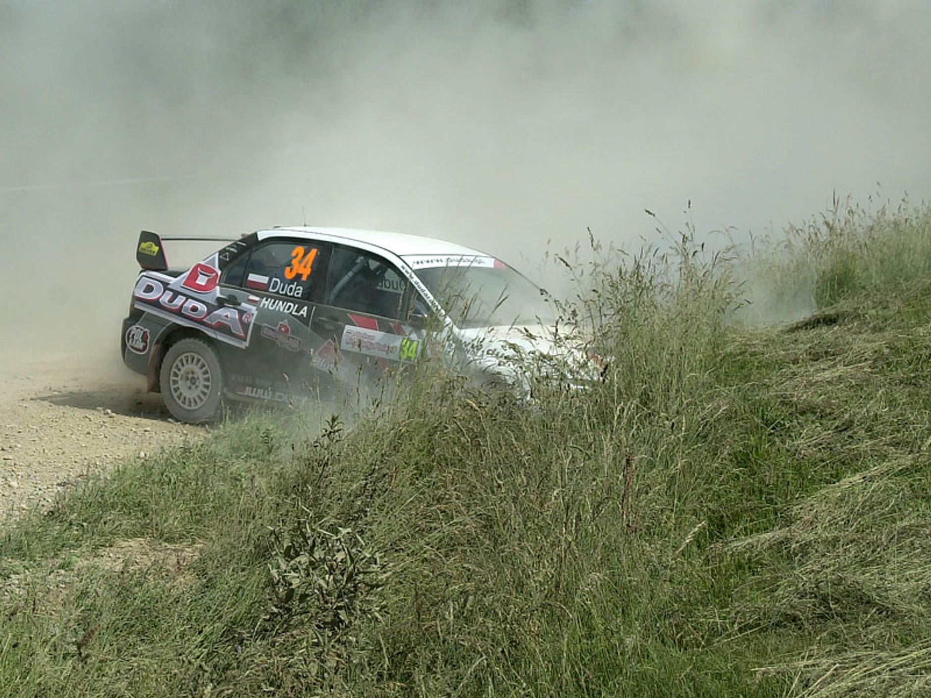 Rajd Polski 2007: wypadek Dudy, kurz i emocje (fotogaleria)