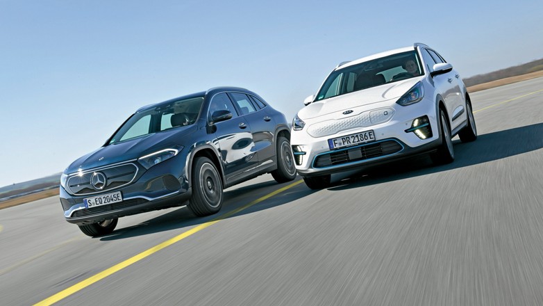 Czy ten duet zelektryfikuje motoryzację? Mercedes EQA kontra Kia e-Niro