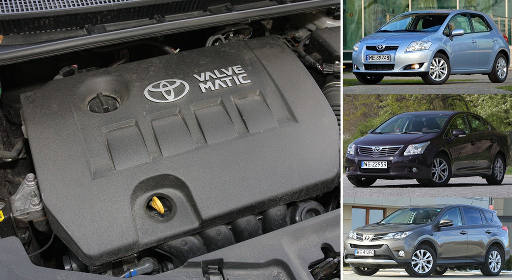 Toyota 1.6, 1.8 i 2.0 Valvematic (od 2006 r.); koszt instalacji LPG: od 2800 zł