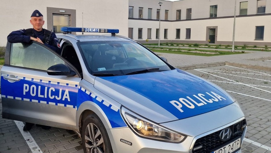 Dzielnicowy po służbie zatrzymał rowerzystę. Miał 2,6 promila