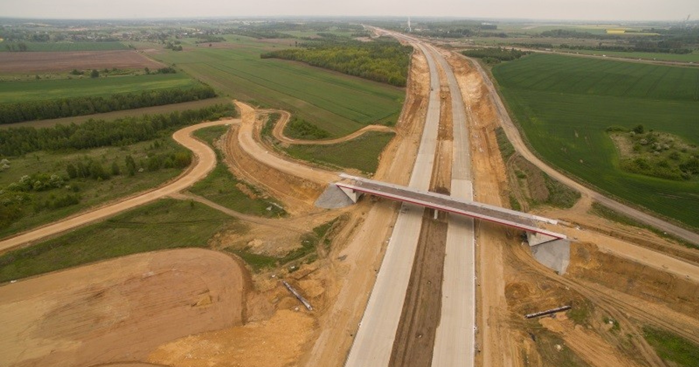 Autostrada A1 w okolicach Częstochowy