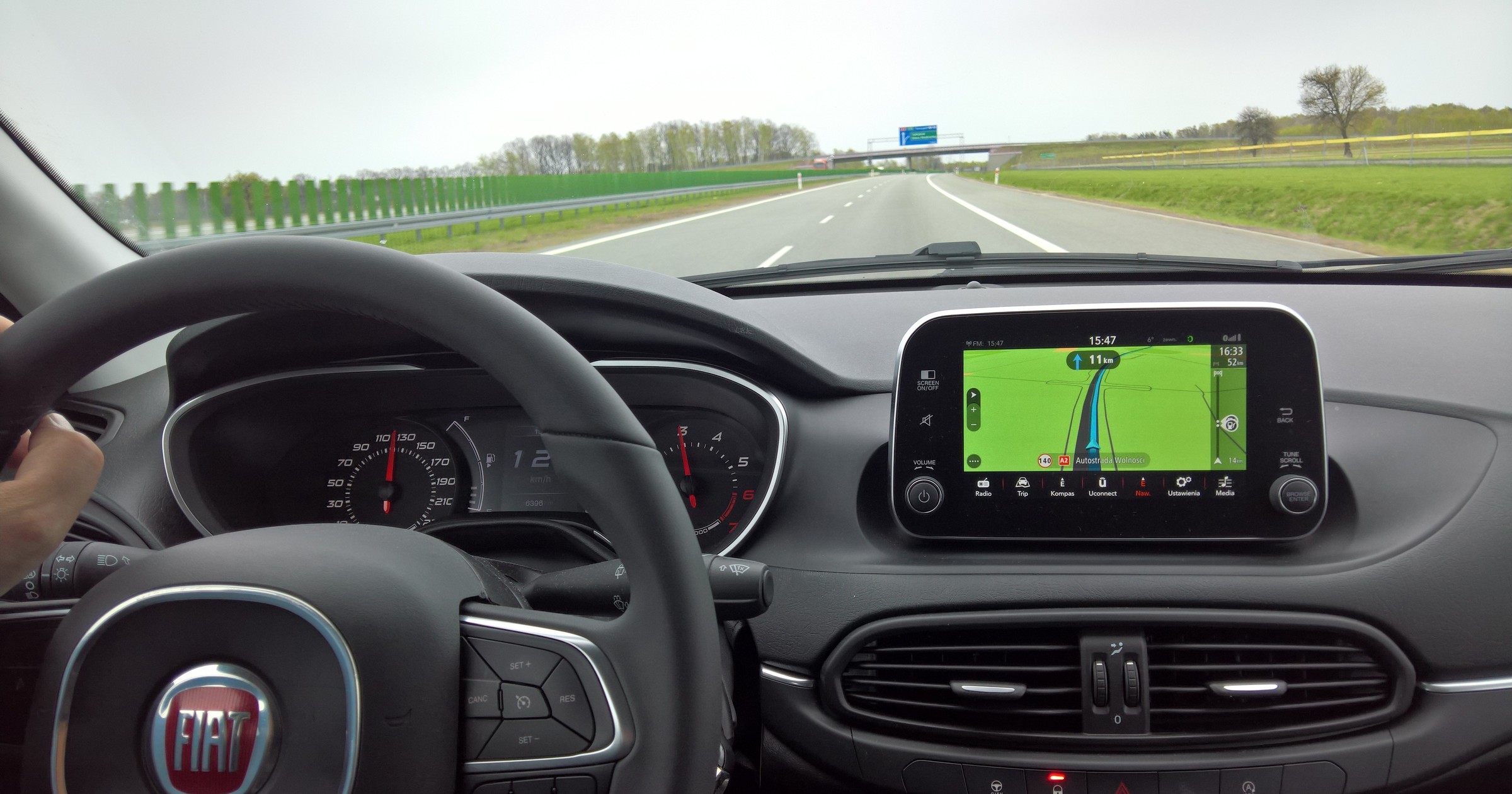 Fiat Uconnect Nav z ekranem 7 cali