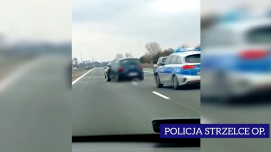 Ukradł alkohol. Policjanci musieli go gonić autostradą A4