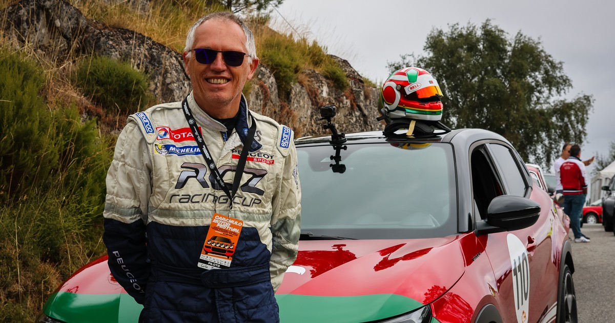 Carlos Tavares podczas Caramulo Motorfestival