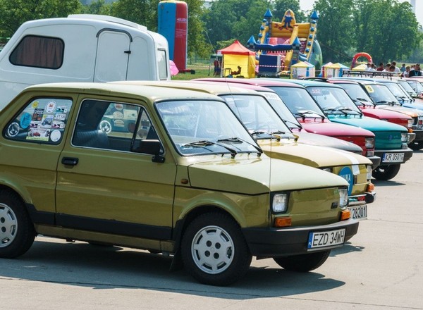 500 małych Fiatów w Krakowie
