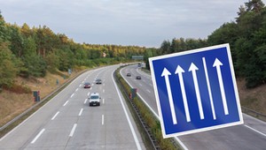Białe pionowe strzałki oddzielone linią — za zignorowanie tego znaku w Niemczech zapłacisz mandat