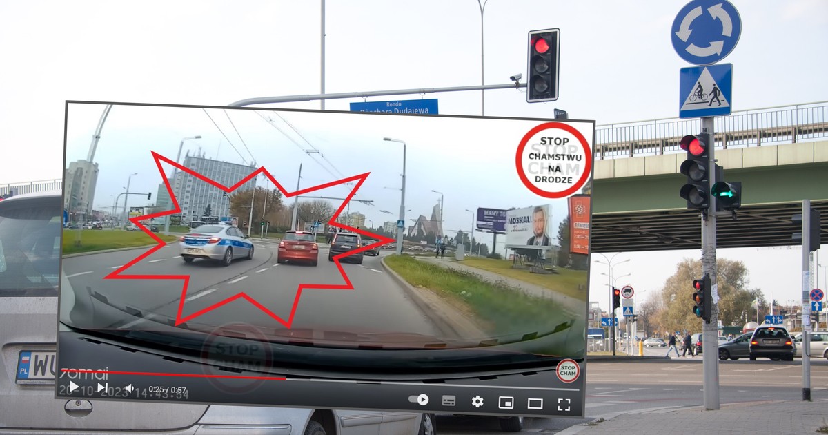 Rondo Mokrskiego w Lublinie sprawia problem nawet policjantom?
