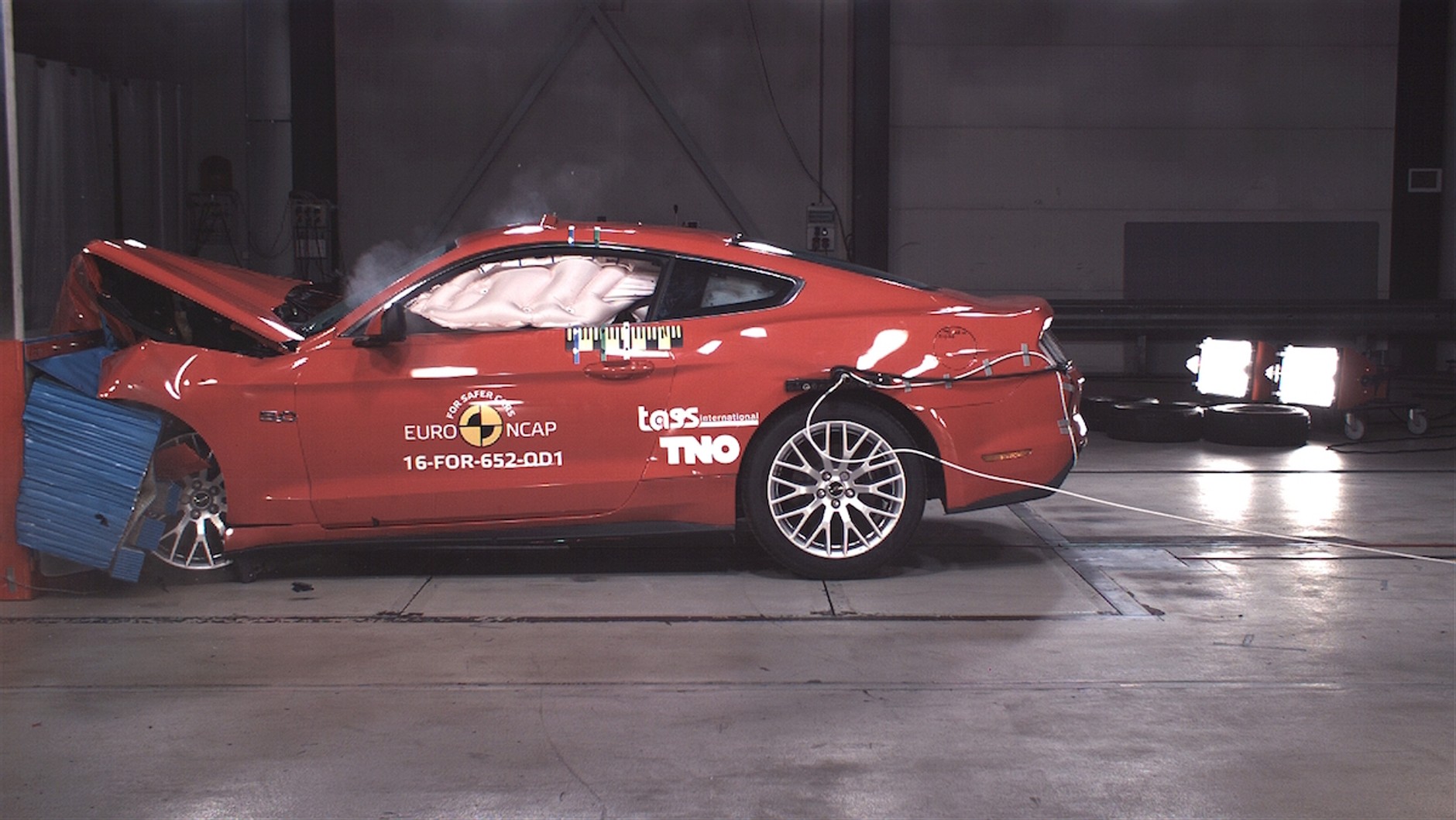 Ford Mustang - testy Euro NCAP