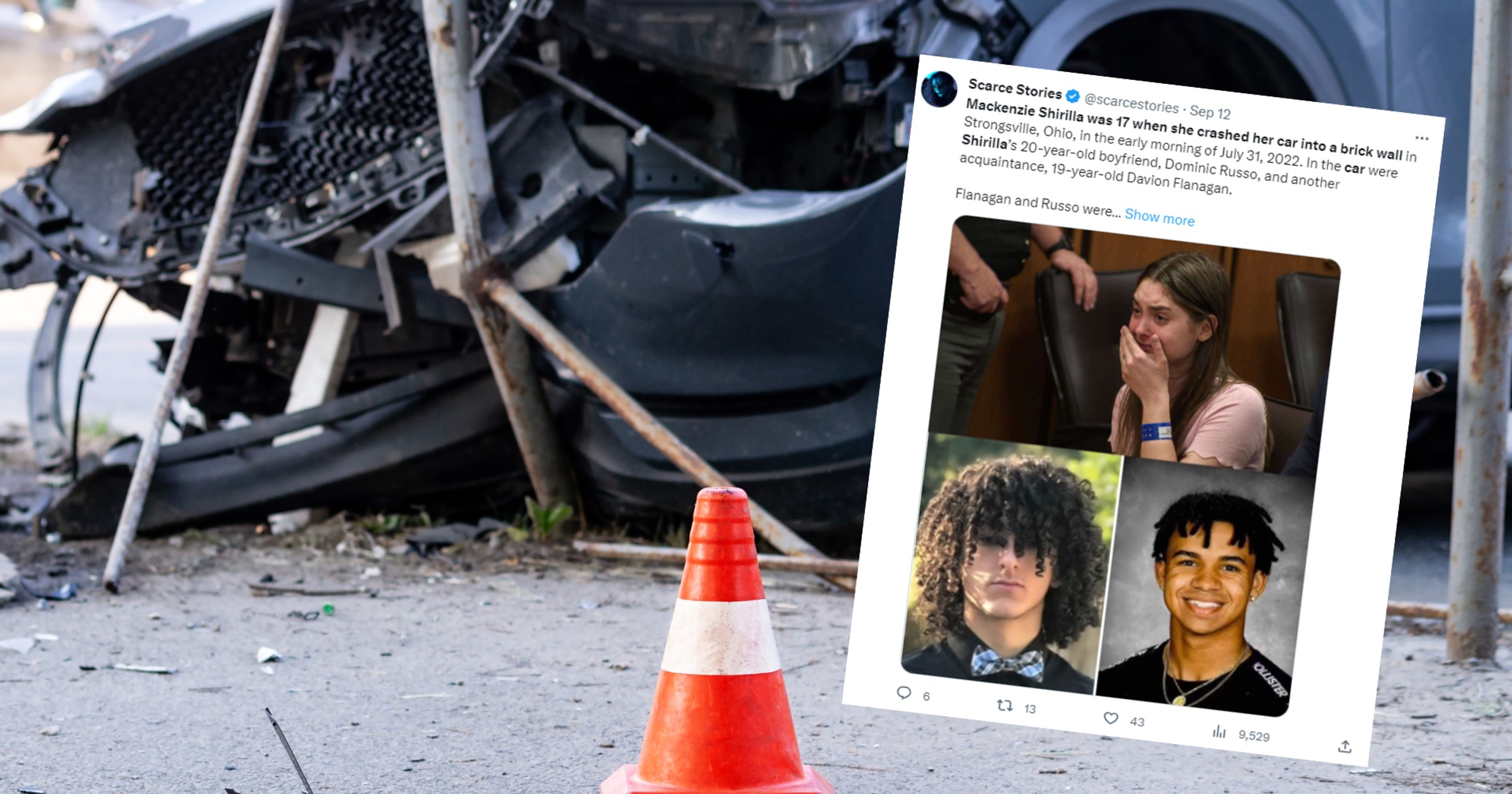 Był "miłością jej życia". 17-latka "z precyzją dokonała egzekucji" (Screenshot/Twitter/@scarcestories)