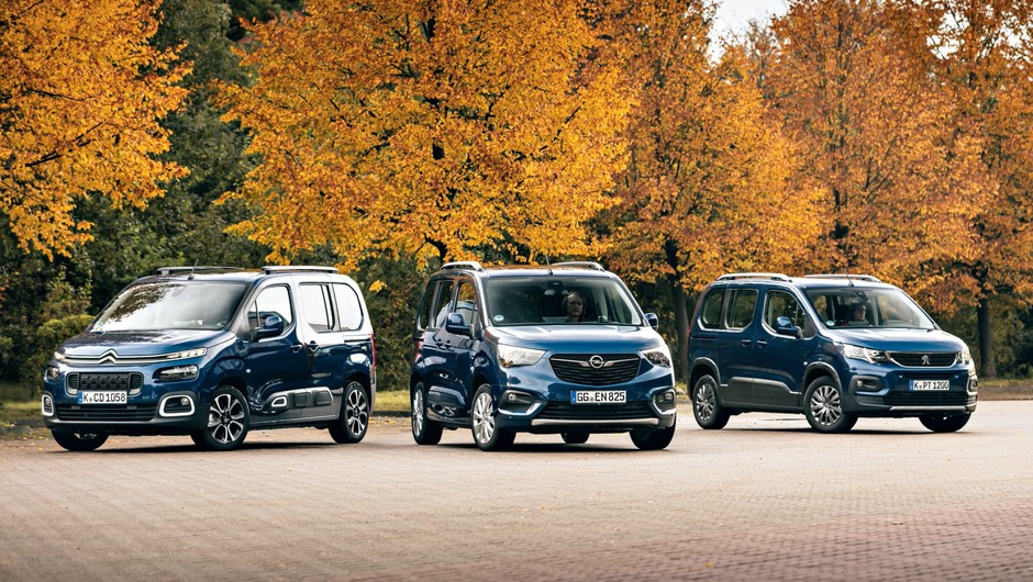 Citroën Berlingo, Opel Combo Life, Peugeot Rifter