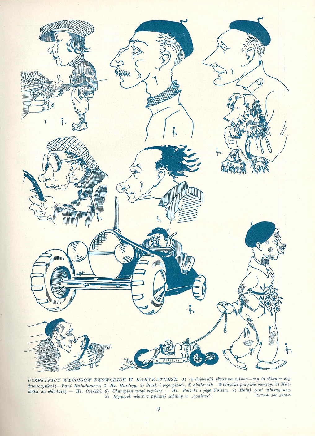 Wyścig we Lwowie w 1931 r.