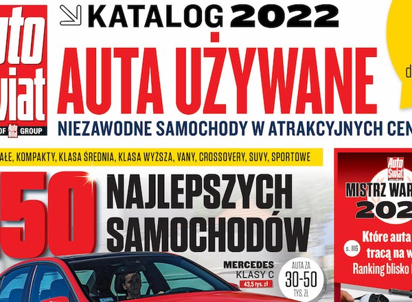 Katalog 2022 "Najlepsze auta używane do 70 tys. zł" już w sprzedaży