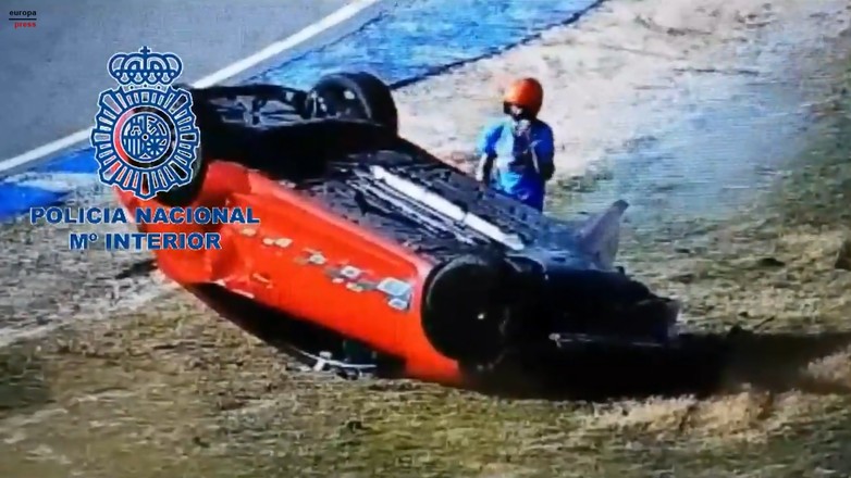 Rozbite na torze Renault Megane R.S.