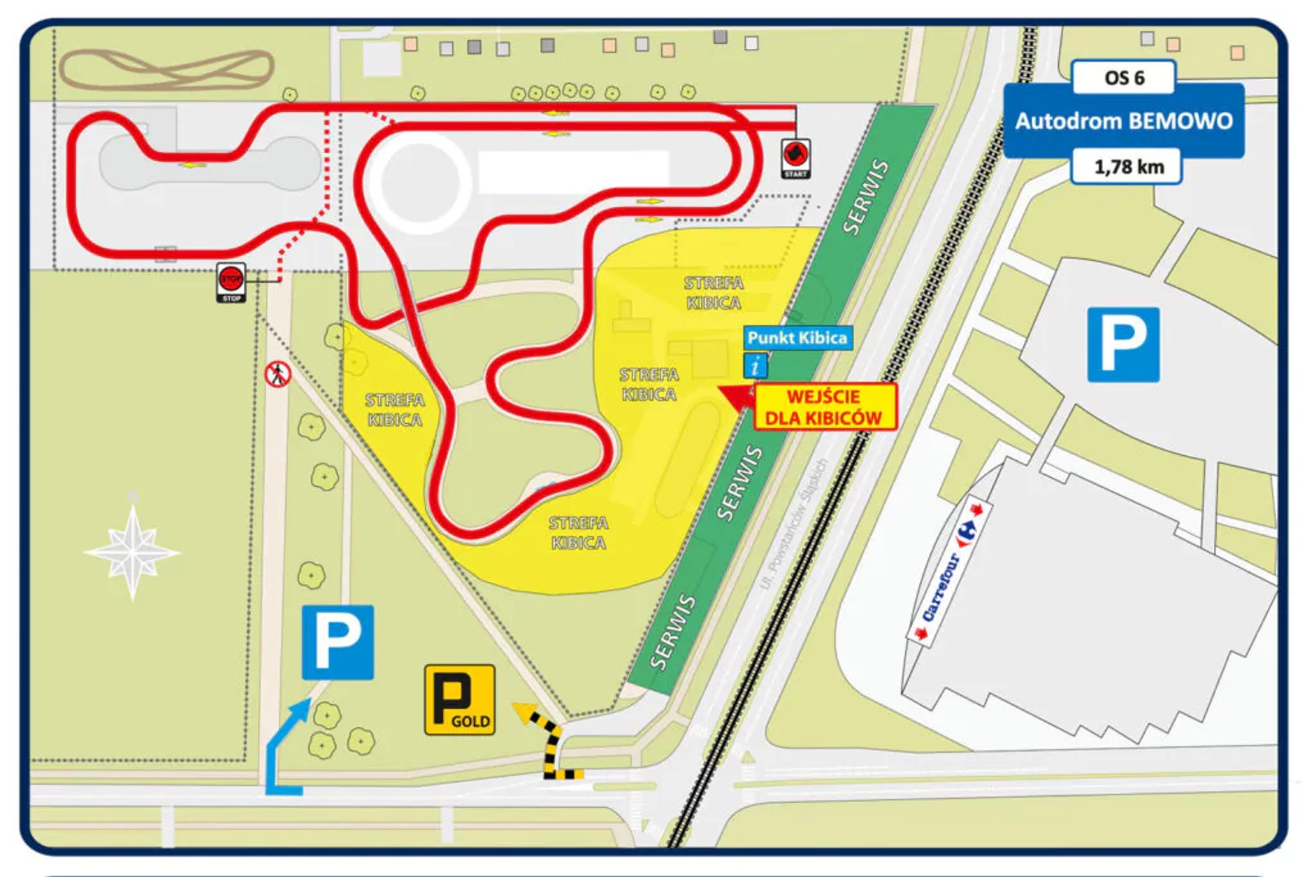 60. Rajd Barbórka OS6 Autodrom Bemowo