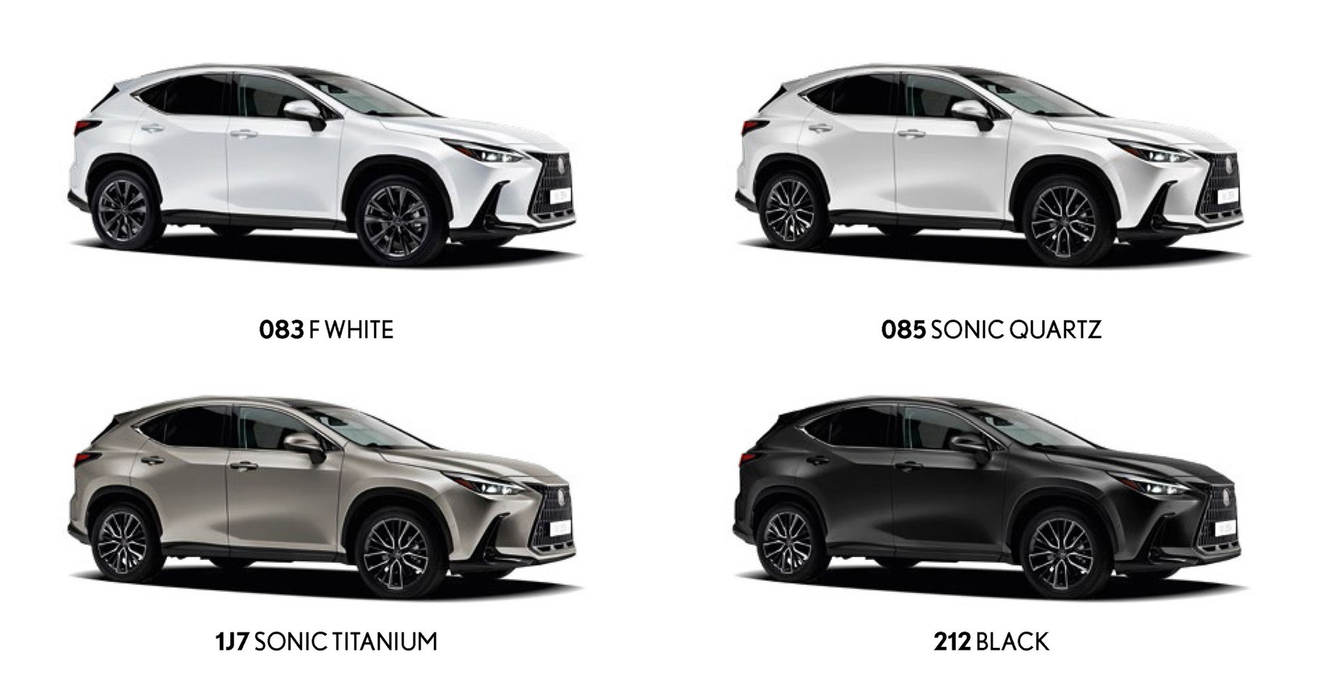 Lexus NX - kolory nadwozia