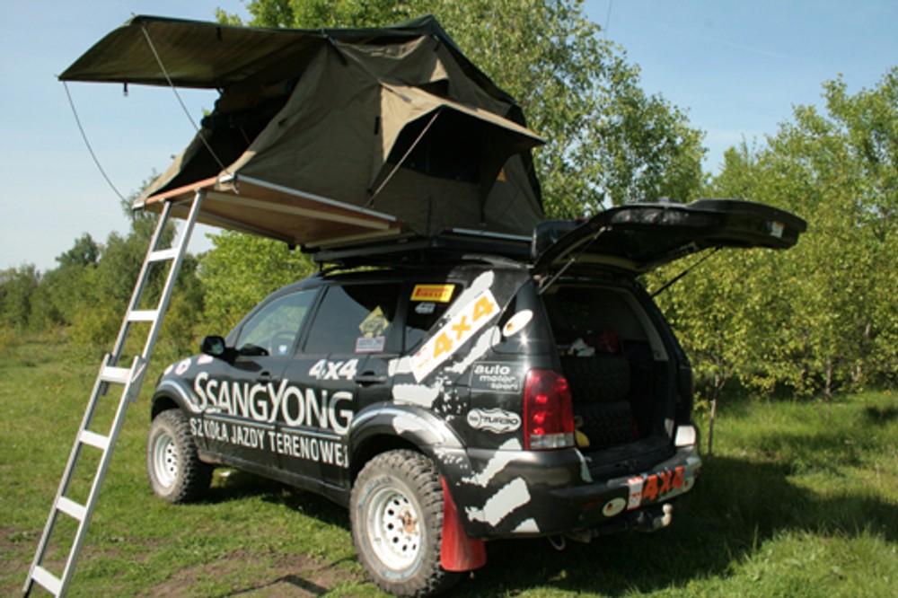 Namioty dachowe - odpoczynek na dachu