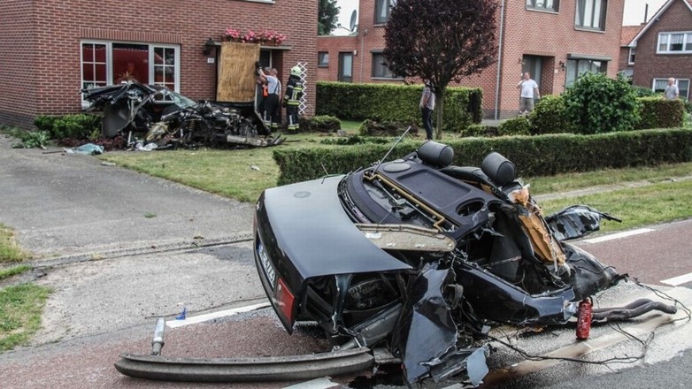 Wypadek polskiego kierowcy