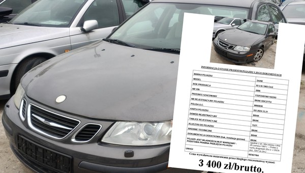 Odholowali auta z ulic, teraz możesz je kupić. To ostatnie dni na oględziny przed aukcją