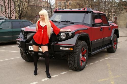 Borat wybiera auto wykończone skórą z penisa