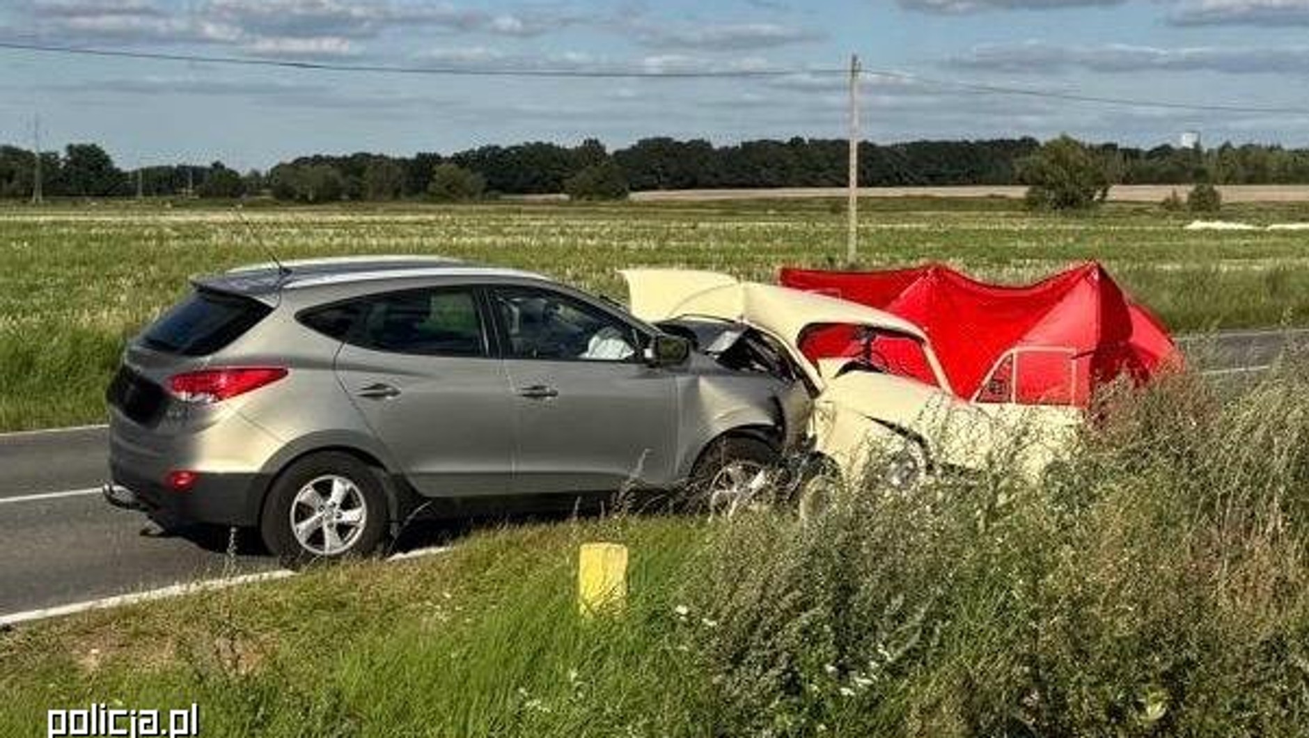Zderzenie hyundaia i syreny 105