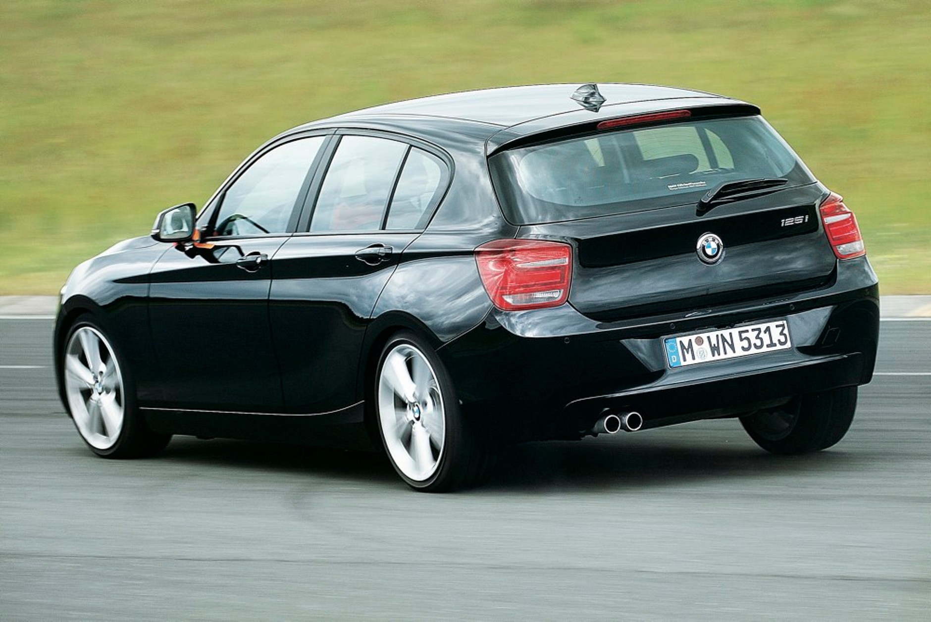 BMW 125i na zakręcie