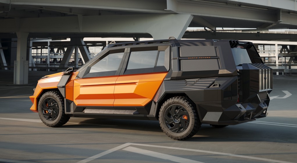 Dartz Prombron' Black Alligator MMXX - Black Tiger Lunar Year Edition na bazie Mercedesa-Maybacha GLS