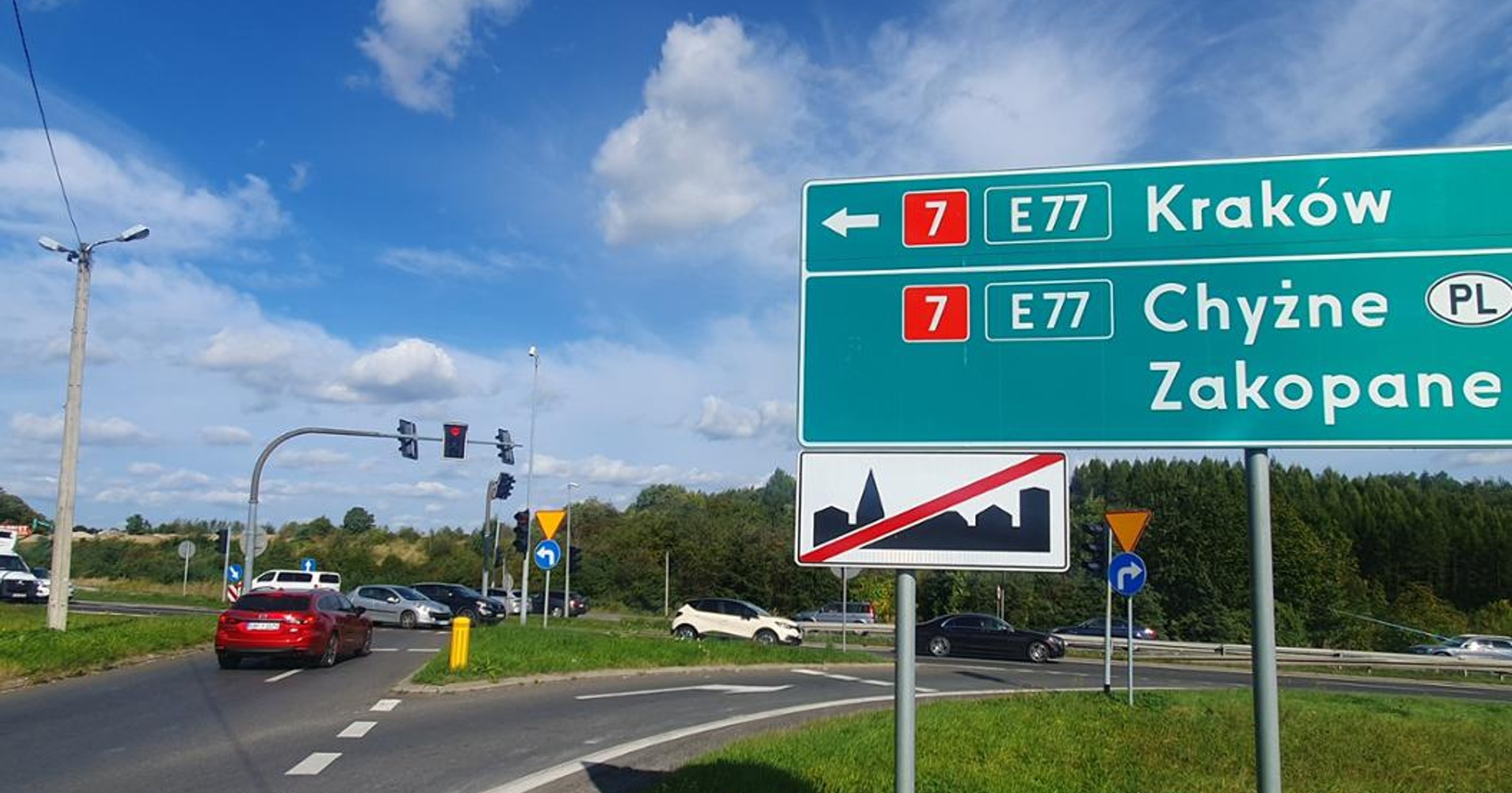 W Myślenicach powstanie nowy węzeł. Ma ułatwić wjazd na zakopiankę