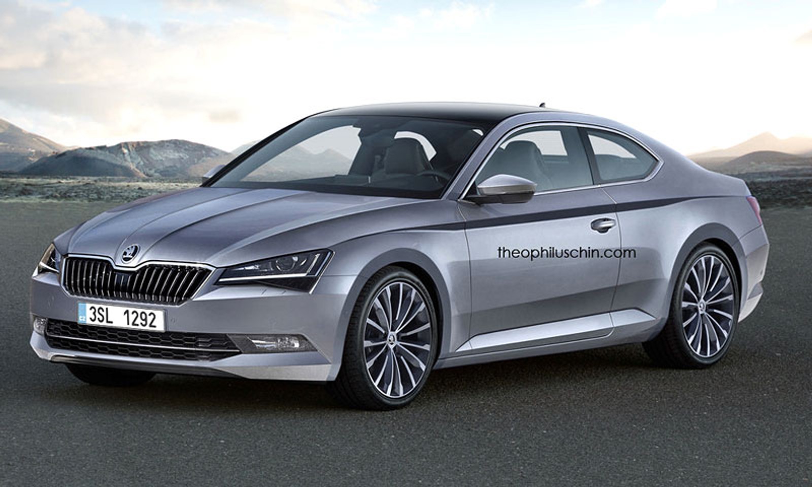 Skoda Coupe w wersji grafika z Tajlandii