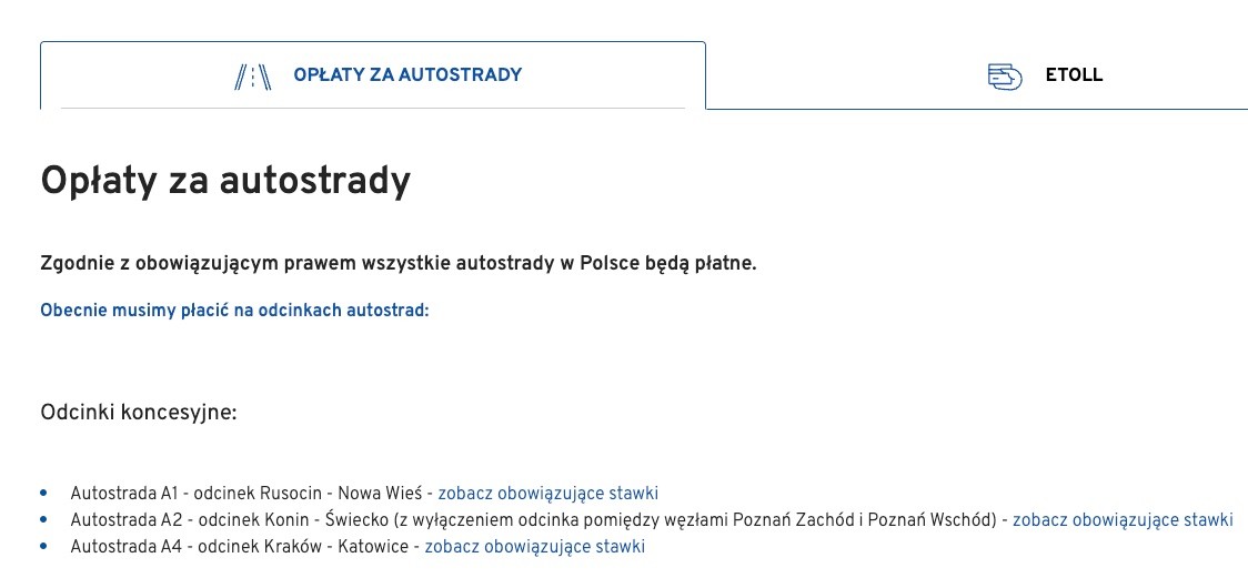 GDDKiA, instytucja zarządzająca państwowymi autostradami, nie ukrywa, że w przyszłości wszystkie takie drogi mają być płatne. Wiadomo o tym od lat.