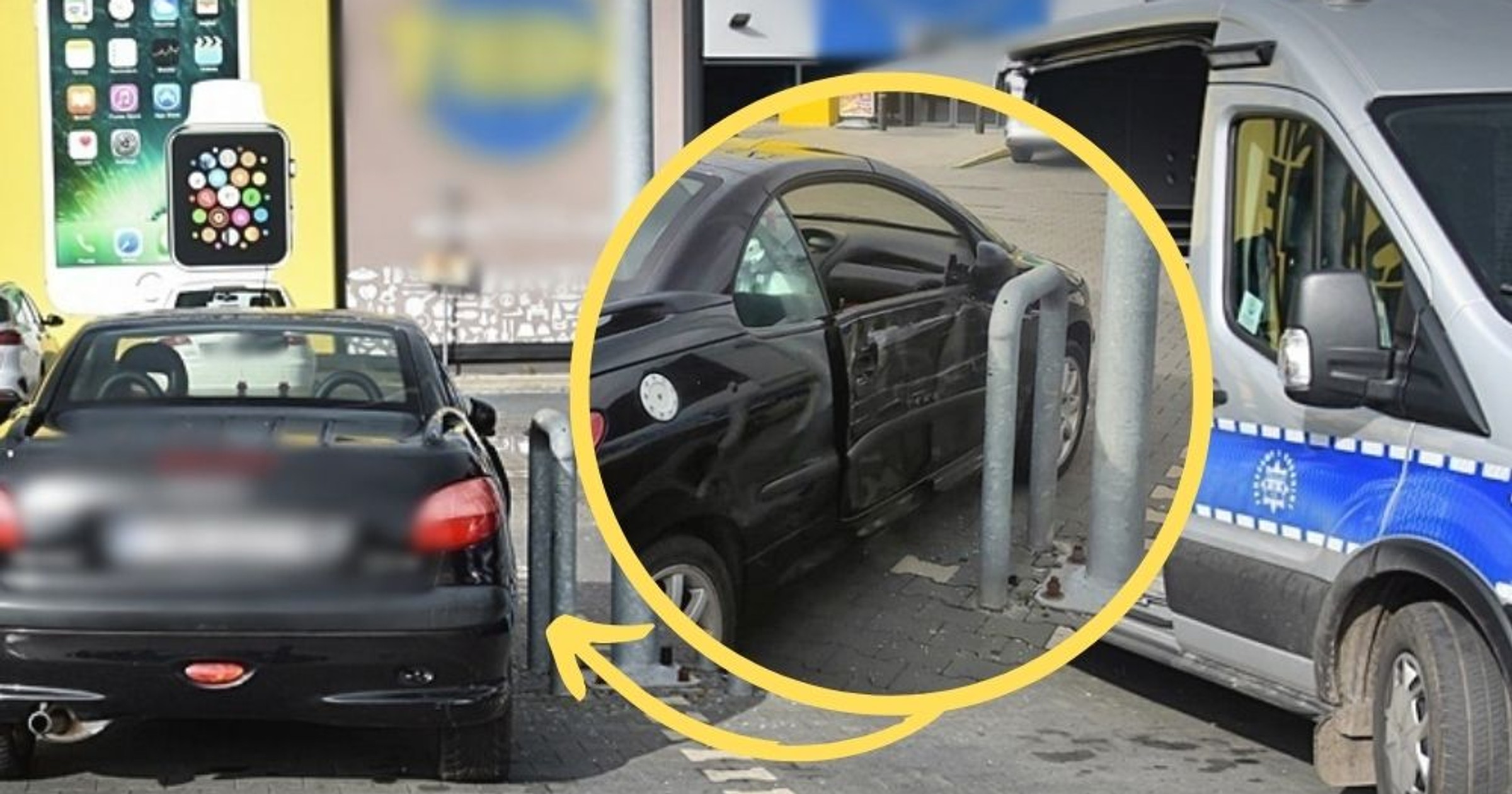 Na szczęście skończyło się na niewielkich obrażeniach