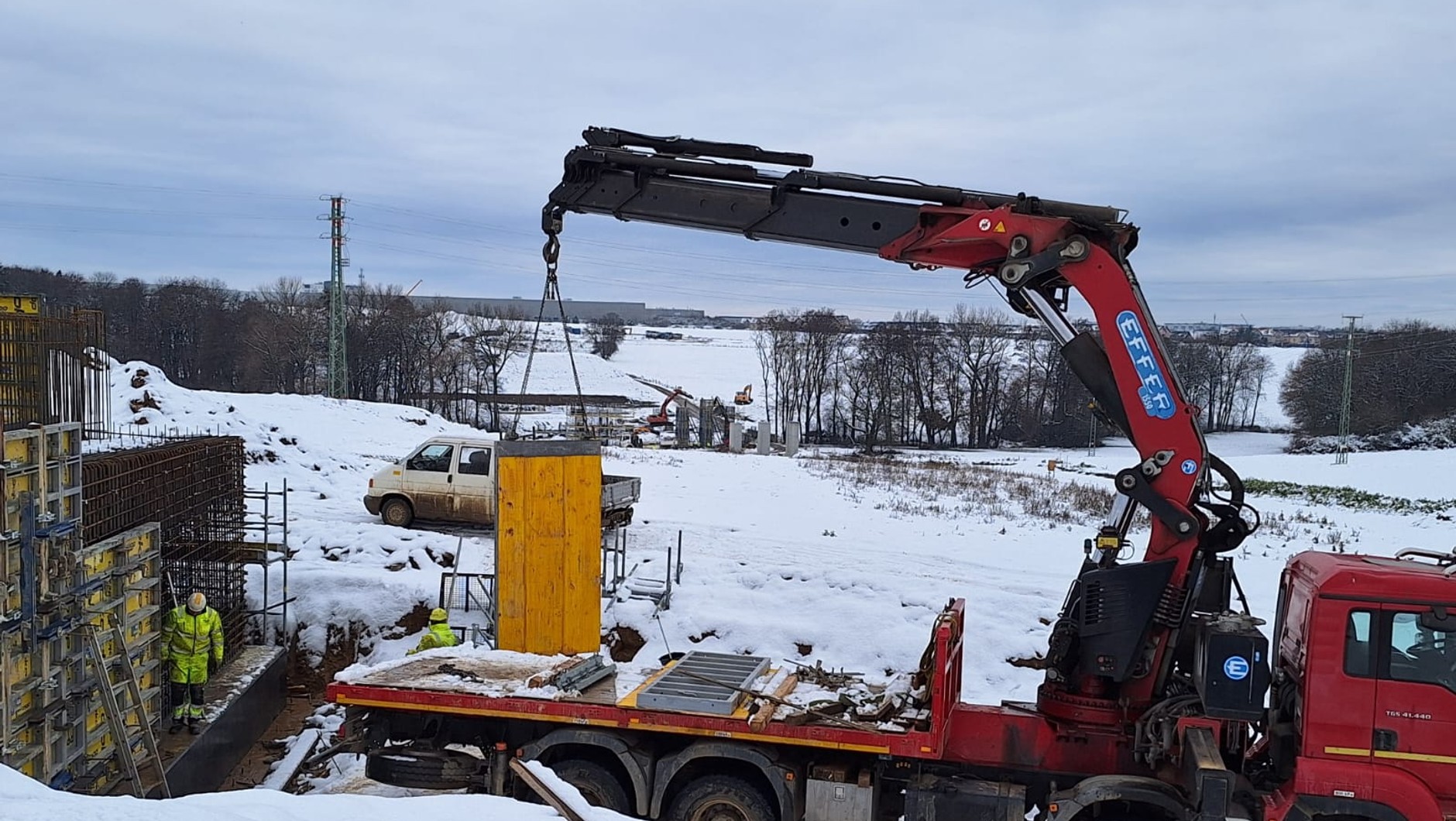 Prace na czeskiej D11 przy granicy z Polską