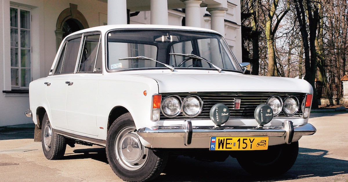 Polski Fiat 125p 1300 Klasyczny Kredens z Archiwum Auto wiata 