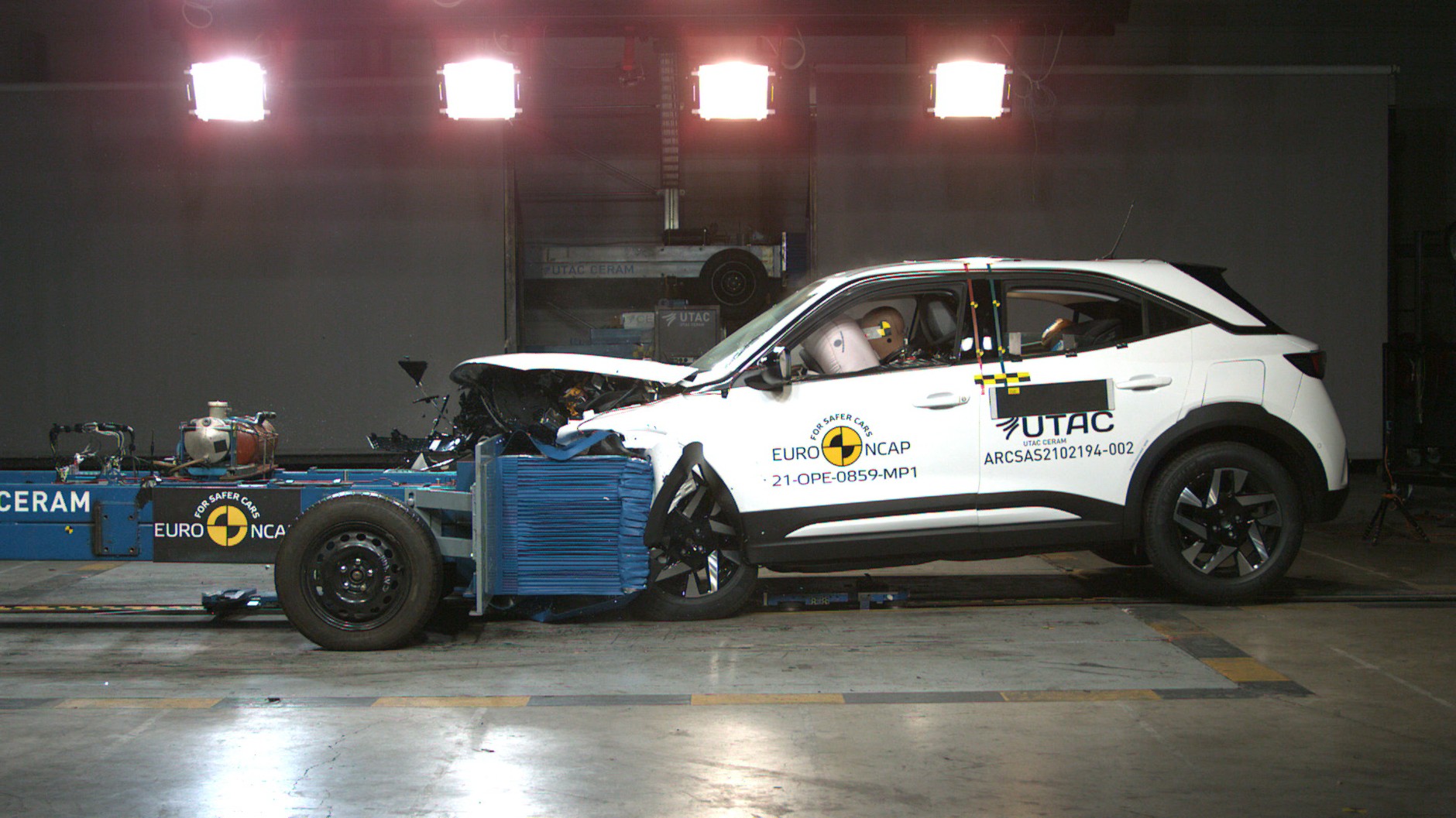 Opel Mokka w teście zderzeniowym Euro NCAP (2021)