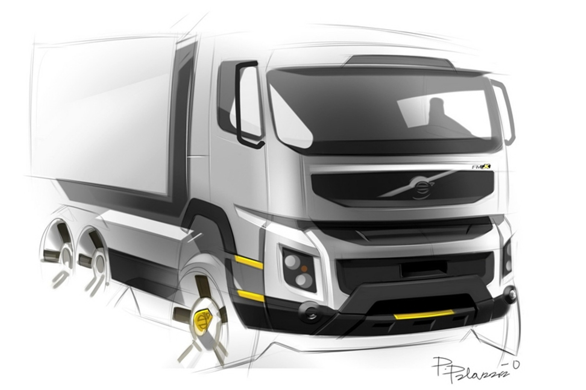 Futurystyczne ciężarówki Volvo