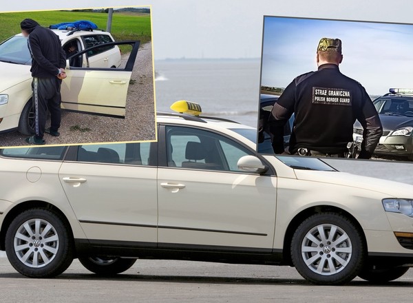 Passat w "budyniu" skrywał niespodziankę. Kierowcę zatrzymała Straż Graniczna