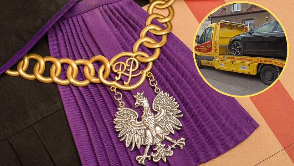 Sędzia ze Słupska jeszcze raz musi wydać wyrok w sprawie konfiskaty auta. Pierwszy samochód (w kółku) został skonfiskowany w marcu 2024 r. (fot. policja.pl)