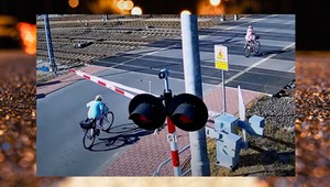 Myślała, że zdąży przed opadającym szlabanem. Tego się nie spodziewała [Nagranie]