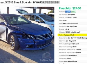 Auto sprowadzone, naprawione i jeździ. Na złom, bo to odpad z USA?