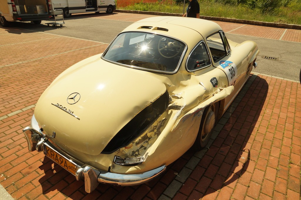 Mille Miglia 2016 – wypadek Gullwinga z Polski